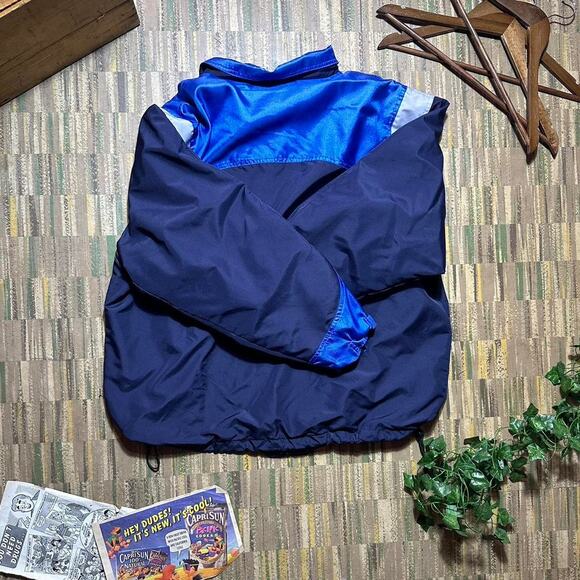 Vintage Y2K U.S. Polo Assn. Windbreaker Mens XL Blue White Full Zip Jacket - Picture 2 of 3